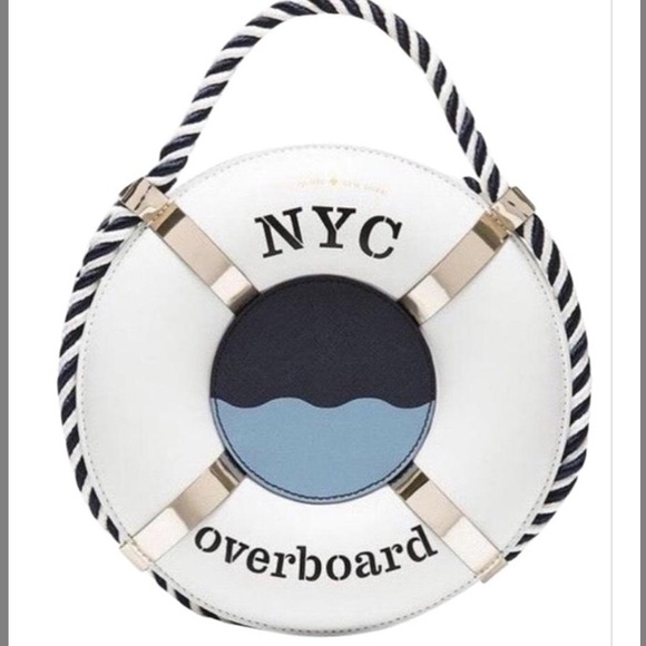 SOLD Kate Spade Life Preserver Clutch - Picture 3 of 4